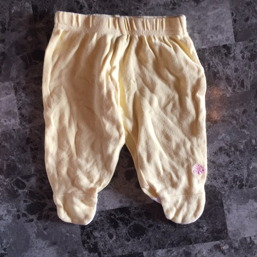 Yellow Footie Leggings